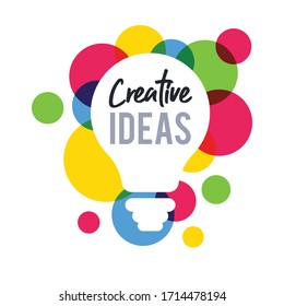 Creative Light Bulb ideas Concept vector eps 10 in white background stock illustration
