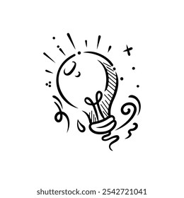 Creative light bulb illustration symbolizing ideas and inspiration