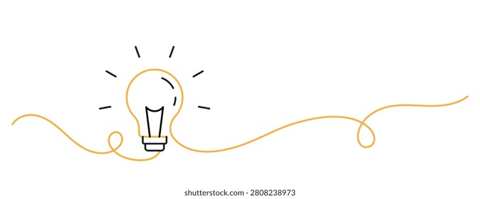 creative light bulb thinking