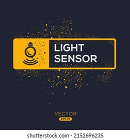 Creative (Light Sensor) Icon, Vector Sign.