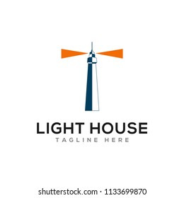 creative lighthouse logo design template