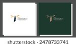 Creative lighthouse logo design with unique concept , premium vector