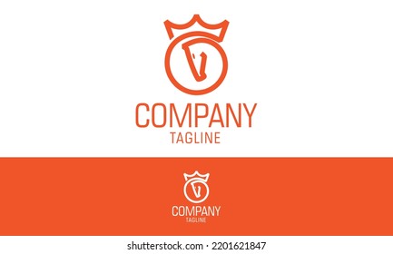 Diseño del logotipo de la silueta del caballo de ajedrez azul de la línea creativa Art