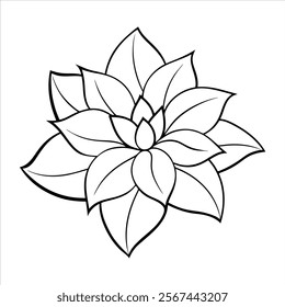 Creative Line Art Flower Designs for Tattoo Inspirations