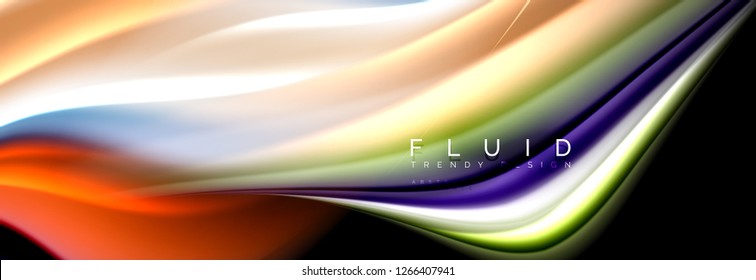 Creative line art. Vector banner background. Abstract motion. Graphic modern pattern. Abstract business background.