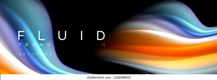 Arte de línea creativa. Fondo de banner vector. Movimiento abstracto. Patrón gráfico moderno. Resumen de los antecedentes comerciales.