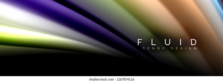 Arte de línea creativa. Fondo de banner vector. Movimiento abstracto. Patrón gráfico moderno. Resumen de los antecedentes comerciales.