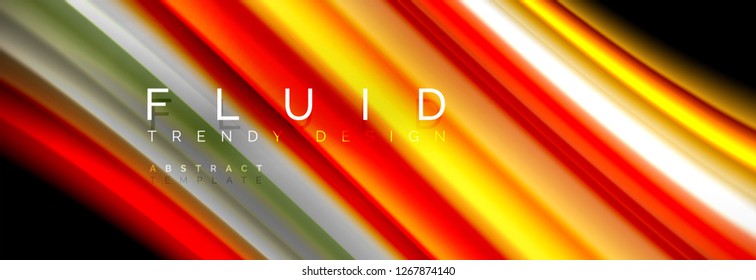 Creative line art. Vector banner background. Abstract motion. Graphic modern pattern. Abstract business background.