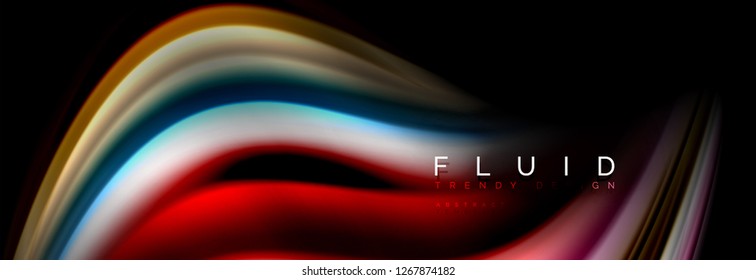 Arte de línea creativa. Fondo de banner vector. Movimiento abstracto. Patrón gráfico moderno. Resumen de los antecedentes comerciales.