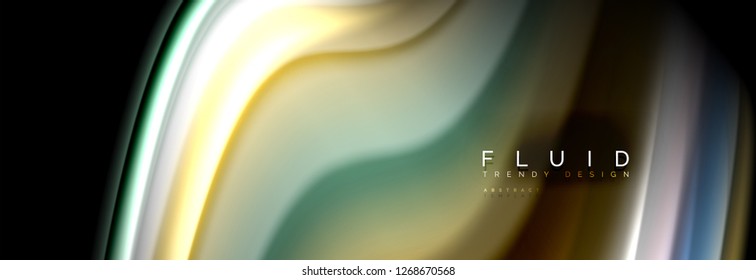 Arte de línea creativa. Fondo de banner vector. Movimiento abstracto. Patrón gráfico moderno. Resumen de los antecedentes comerciales.
