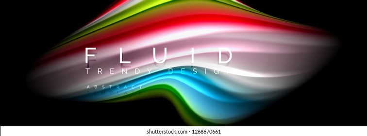 Arte de línea creativa. Fondo de banner vector. Movimiento abstracto. Patrón gráfico moderno. Resumen de los antecedentes comerciales.