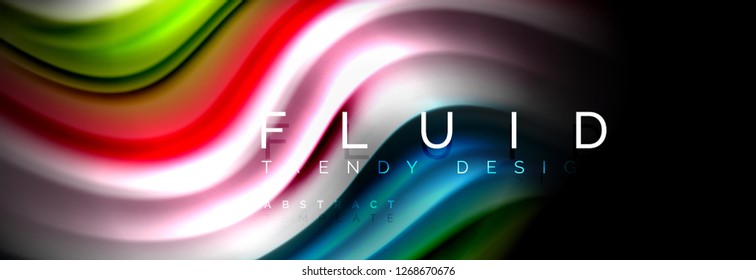 Arte de línea creativa. Fondo de banner vector. Movimiento abstracto. Patrón gráfico moderno. Resumen de los antecedentes comerciales.