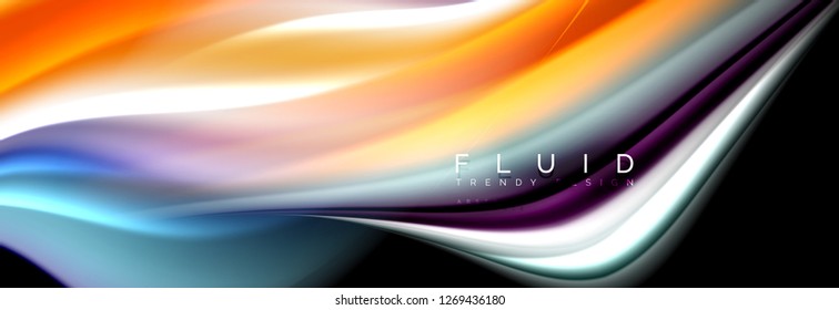 Arte de línea creativa. Fondo de banner vector. Movimiento abstracto. Patrón gráfico moderno. Resumen de los antecedentes comerciales.