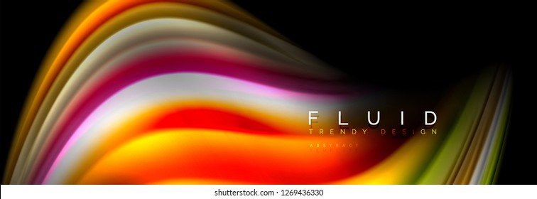 Arte de línea creativa. Fondo de banner vector. Movimiento abstracto. Patrón gráfico moderno. Resumen de los antecedentes comerciales.