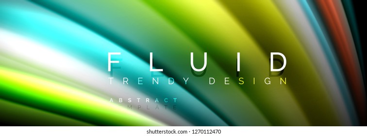 Kreative Line Art. Vektorbanner-Hintergrund. Abstrakte Bewegung. Grafisches modernes Muster. Abstrakter Hintergrund.