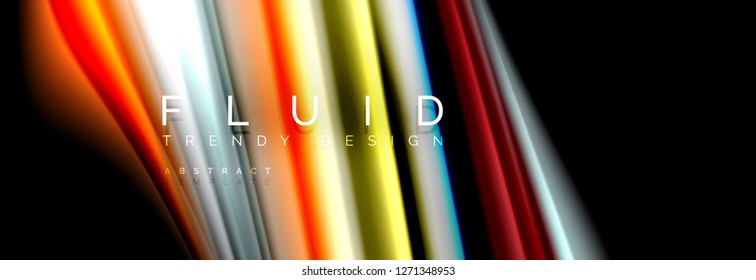 Arte de línea creativa. Fondo de banner vector. Movimiento abstracto. Patrón gráfico moderno. Resumen de los antecedentes comerciales.