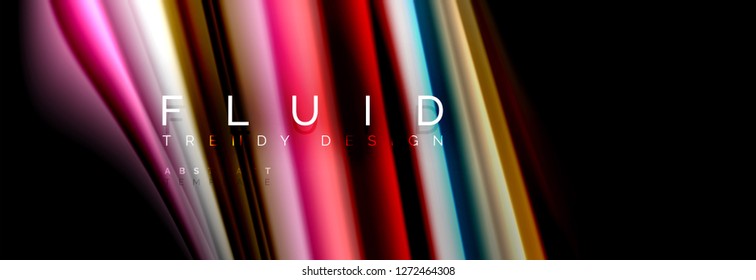 Arte de línea creativa. Fondo de banner vector. Movimiento abstracto. Patrón gráfico moderno. Resumen de los antecedentes comerciales.
