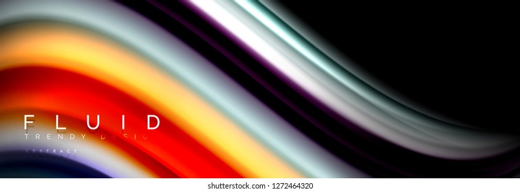 Arte de línea creativa. Fondo de banner vector. Movimiento abstracto. Patrón gráfico moderno. Resumen de los antecedentes comerciales.