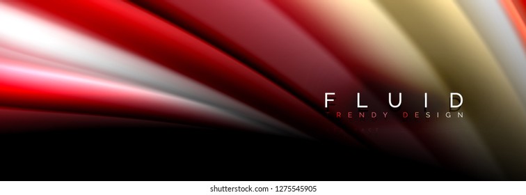 Creative line art. Vector banner background. Abstract motion. Graphic modern pattern. Abstract business background.