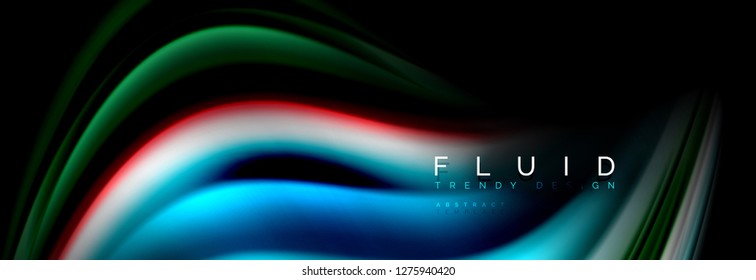 Arte de línea creativa. Fondo de banner vector. Movimiento abstracto. Patrón gráfico moderno. Resumen de los antecedentes comerciales.