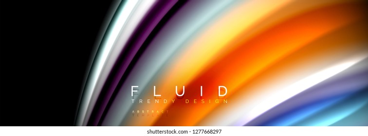 Arte de línea creativa. Fondo de banner vector. Movimiento abstracto. Patrón gráfico moderno. Resumen de los antecedentes comerciales.