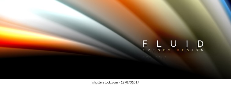 Creative line art. Vector banner background. Abstract motion. Graphic modern pattern. Abstract business background.