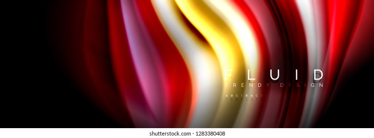 Arte de línea creativa. Fondo de banner vector. Movimiento abstracto. Patrón gráfico moderno. Resumen de los antecedentes comerciales.