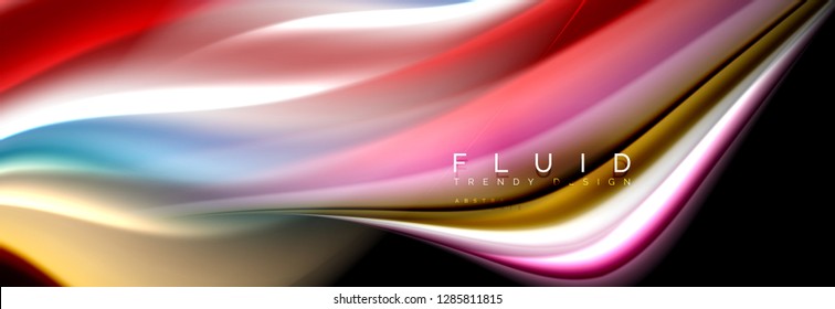 Creative line art. Vector banner background. Abstract motion. Graphic modern pattern. Abstract business background.