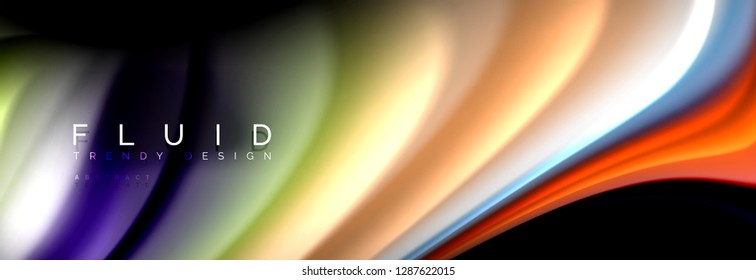 Creative line art. Vector banner background. Abstract motion. Graphic modern pattern. Abstract business background.