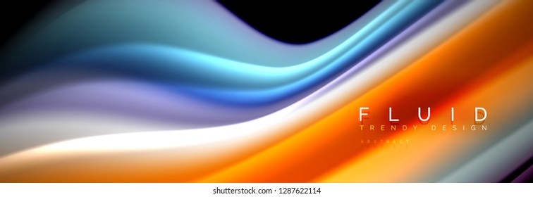Creative line art. Vector banner background. Abstract motion. Graphic modern pattern. Abstract business background.