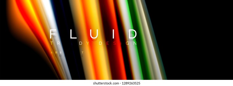 Arte de línea creativa. Fondo de banner vector. Movimiento abstracto. Patrón gráfico moderno. Resumen de los antecedentes comerciales.
