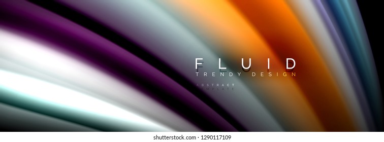 Arte de línea creativa. Fondo de banner vector. Movimiento abstracto. Patrón gráfico moderno. Resumen de los antecedentes comerciales.
