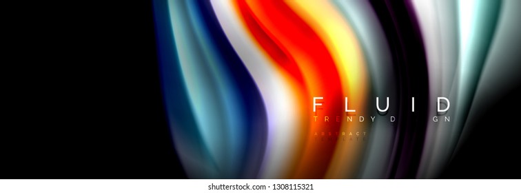 Creative line art. Vector banner background. Abstract motion. Graphic modern pattern. Abstract business background.