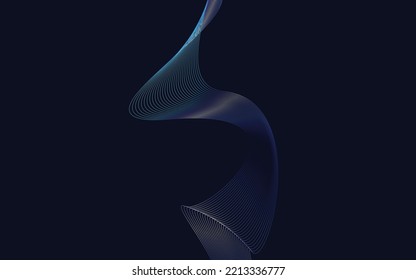 Creative line art. Vector illustration EPS 10. Design elements created using the Blend Tool
