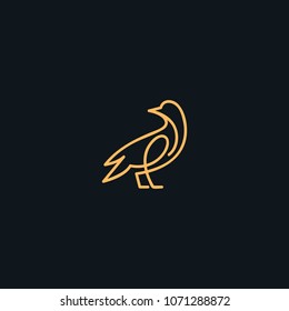 Creative line bird vector designs