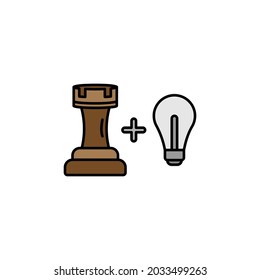 creative line colored icon. Signs and symbols can be used for web, logo, mobile app, UI, UX