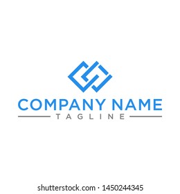 Creative line design letters CE shape boxes