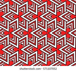 creative line geometric ornament with simple shape. seamless vector illustration. texture for design, wallpaper, invitation card, banner, fabric .
