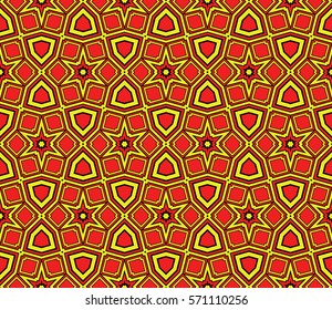 creative line geometric ornament with simple shape. seamless vector illustration. texture for design, wallpaper, invitation card, banner, fabric .