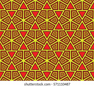 creative line geometric ornament with simple shape. seamless vector illustration. texture for design, wallpaper, invitation card, banner, fabric .