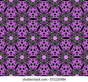 creative line geometric ornament with simple shape. seamless vector illustration. texture for design, wallpaper, invitation card, banner, fabric .