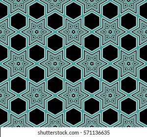creative line geometric ornament with simple shape. seamless vector illustration. texture for design, wallpaper, invitation card, banner, fabric .