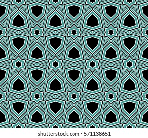 creative line geometric ornament with simple shape. seamless vector illustration. texture for design, wallpaper, invitation card, banner, fabric .