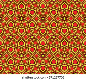 creative line geometric ornament with simple shape. seamless vector illustration. texture for design, wallpaper, invitation card, banner, fabric .