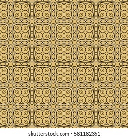 creative line geometric ornament with simple shape. seamless vector illustration. texture for design, wallpaper, invitation card, banner, fabric .