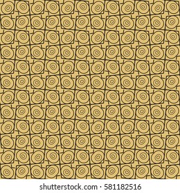 creative line geometric ornament with simple shape. seamless vector illustration. texture for design, wallpaper, invitation card, banner, fabric .