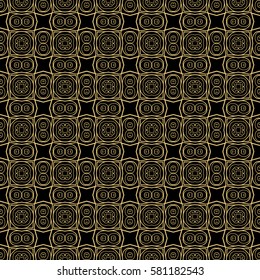 creative line geometric ornament with simple shape. seamless vector illustration. texture for design, wallpaper, invitation card, banner, fabric .