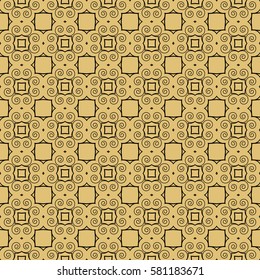 creative line geometric ornament with simple shape. seamless vector illustration. texture for design, wallpaper, invitation card, banner, fabric .