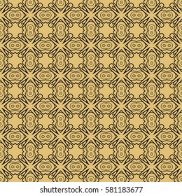 creative line geometric ornament with simple shape. seamless vector illustration. texture for design, wallpaper, invitation card, banner, fabric .