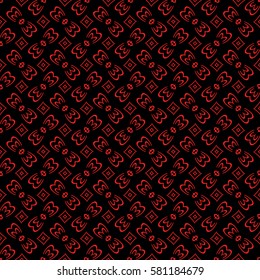 creative line geometric ornament with simple shape. seamless vector illustration. texture for design, wallpaper, invitation card, banner, fabric .